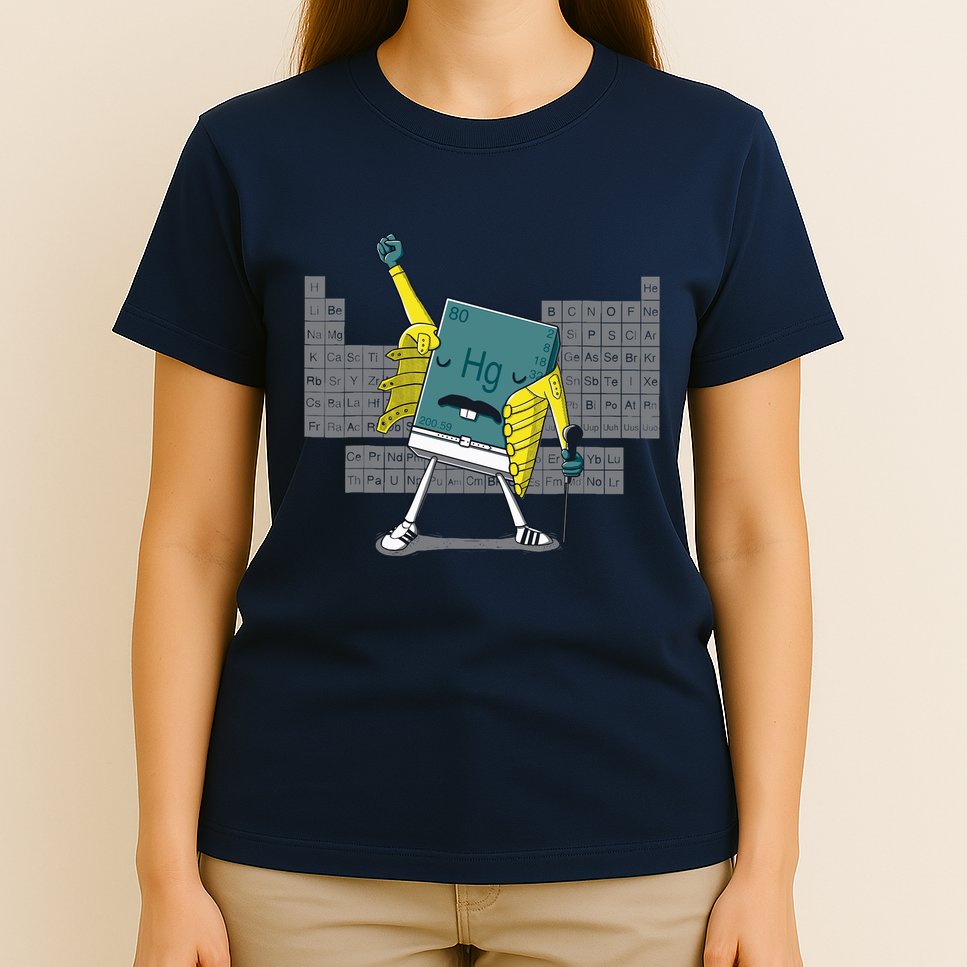 Science Chemistry Mercury Rock Meme Queen Lol Parody Freddie T-Shirt