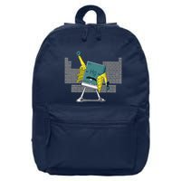 Science Chemistry Mercury Rock Meme Queen Lol Parody Freddie 16 in Basic Backpack