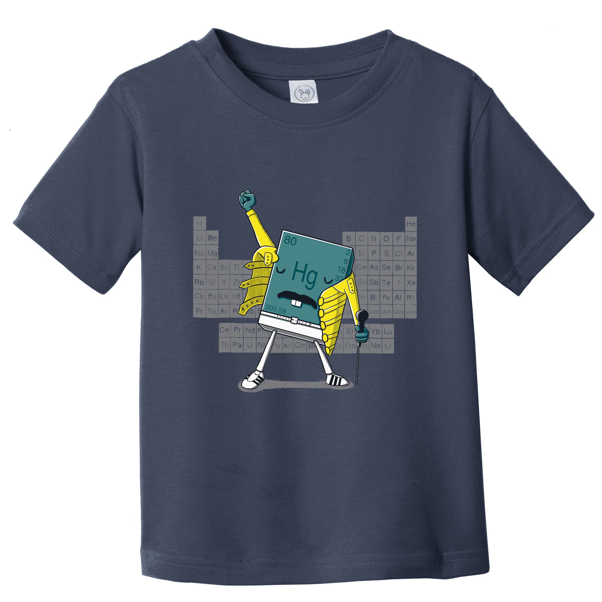 Science Chemistry Mercury Rock Meme Queen Lol Parody Freddie Toddler T-Shirt