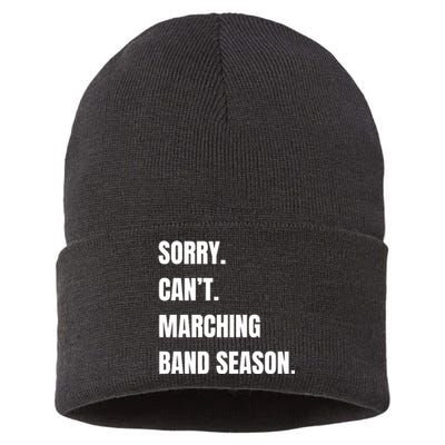 Sorry CanT Marching Band Season Sustainable Knit Beanie