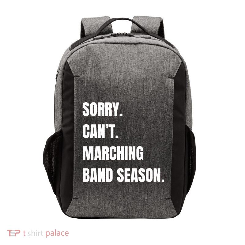 Sorry CanT Marching Band Season Vector Backpack
