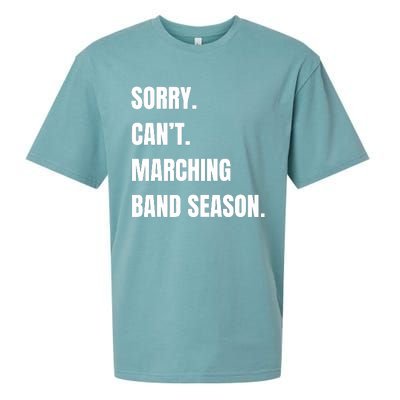 Sorry CanT Marching Band Season Sueded Cloud Jersey T-Shirt