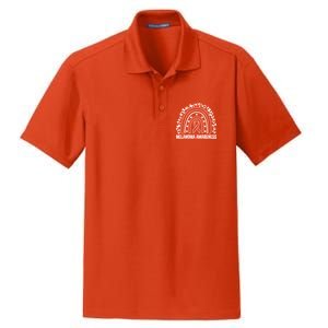 Skin Cancer Melanoma Awareness Melanoma Gift Dry Zone Grid Polo