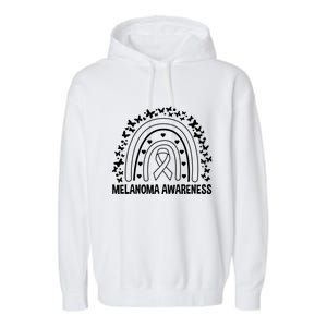 Skin Cancer Melanoma Awareness Melanoma Gift Garment-Dyed Fleece Hoodie