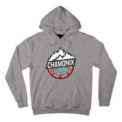 Ski Chamonix Mont Blanc France Skiing Paradise Tall Hoodie