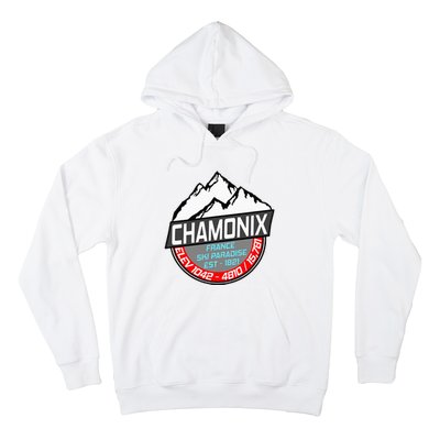 Ski Chamonix Mont Blanc France Skiing Paradise Hoodie