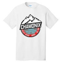 Ski Chamonix Mont Blanc France Skiing Paradise Tall T-Shirt