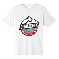 Ski Chamonix Mont Blanc France Skiing Paradise Tall Fusion ChromaSoft Performance T-Shirt