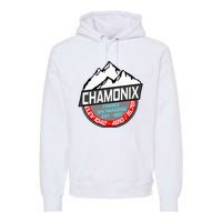 Ski Chamonix Mont Blanc France Skiing Paradise Premium Hoodie