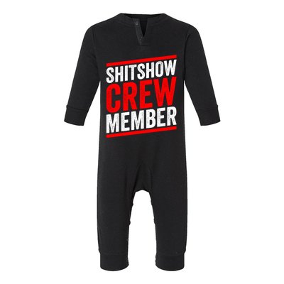 Shitshow Crew Member Expert Shitshow Coordinator Supervisors Infant Fleece One Piece