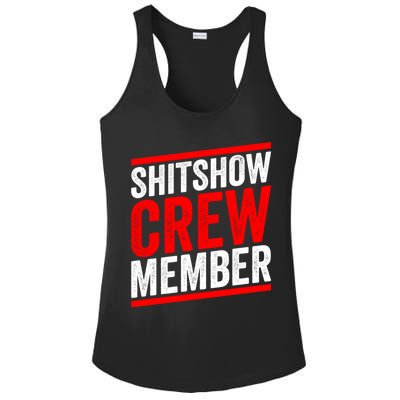 Shitshow Crew Member Expert Shitshow Coordinator Supervisors Ladies PosiCharge Competitor Racerback Tank