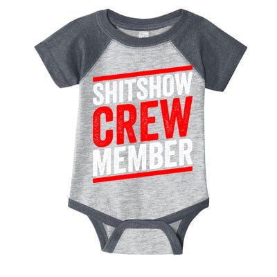 Shitshow Crew Member Expert Shitshow Coordinator Supervisors Infant Baby Jersey Bodysuit