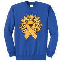 Sarcoma Cancer Meaningful Gift Sunflower Sarcoma Cancer Awareness Gift Sweatshirt