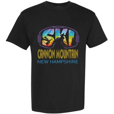 Ski Cannon Mountain New Hampshire Skiing Vacation Garment-Dyed Heavyweight T-Shirt