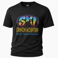 Ski Cannon Mountain New Hampshire Skiing Vacation Cooling Performance Crew T-Shirt