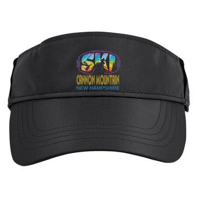 Ski Cannon Mountain New Hampshire Skiing Vacation Adult Drive Performance Visor