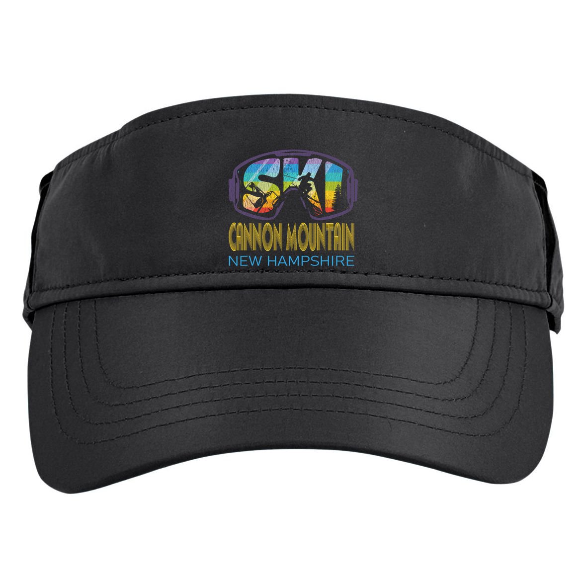 Ski Cannon Mountain New Hampshire Skiing Vacation Adult Drive Performance Visor
