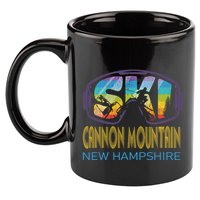 Ski Cannon Mountain New Hampshire Skiing Vacation 11oz C Handle Ceramic Mug