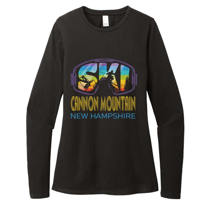 Ski Cannon Mountain New Hampshire Skiing Vacation Womens CVC Long Sleeve Shirt