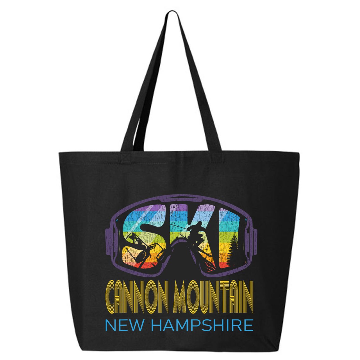Ski Cannon Mountain New Hampshire Skiing Vacation 25L Jumbo Tote