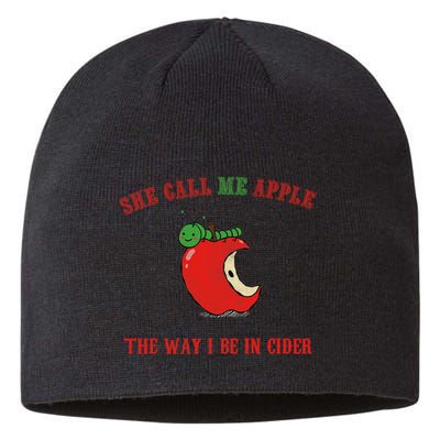 She Call Me Apple The Way I Be In Cider Sustainable Beanie