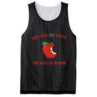 She Call Me Apple The Way I Be In Cider Mesh Reversible Basketball Jersey Tank