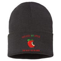 She Call Me Apple The Way I Be In Cider Sustainable Knit Beanie