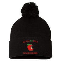 She Call Me Apple The Way I Be In Cider Pom Pom 12in Knit Beanie