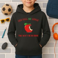 She Call Me Apple The Way I Be In Cider Kids Hoodie