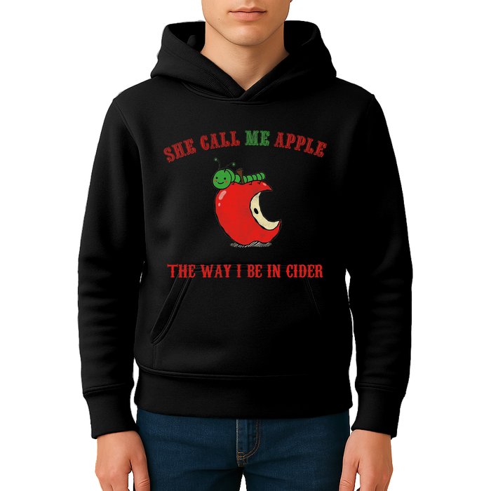 She Call Me Apple The Way I Be In Cider Kids Hoodie