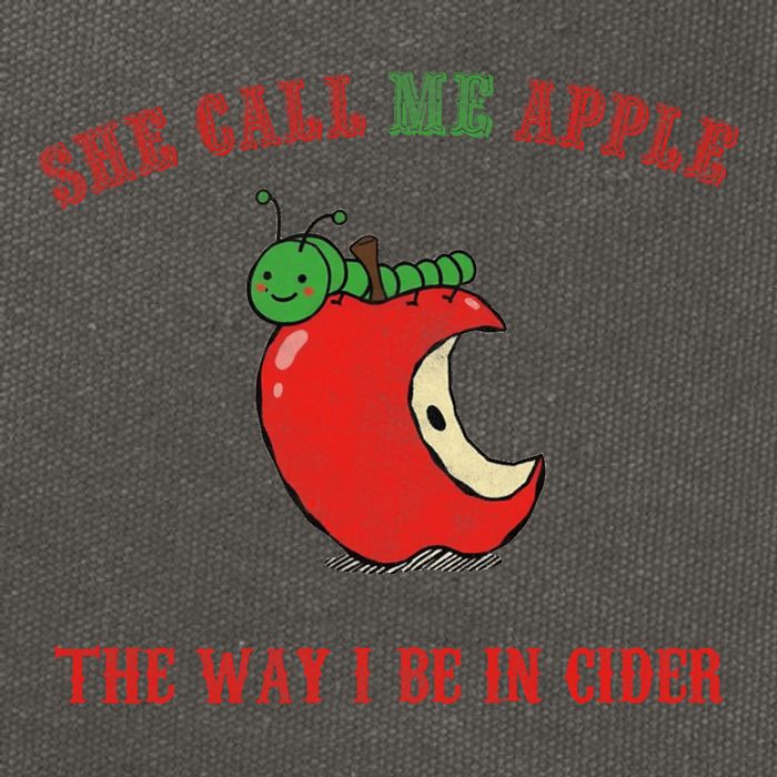 She Call Me Apple The Way I Be In Cider Cotton Canvas Backpack