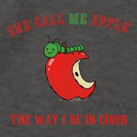 She Call Me Apple The Way I Be In Cider Vector Backpack
