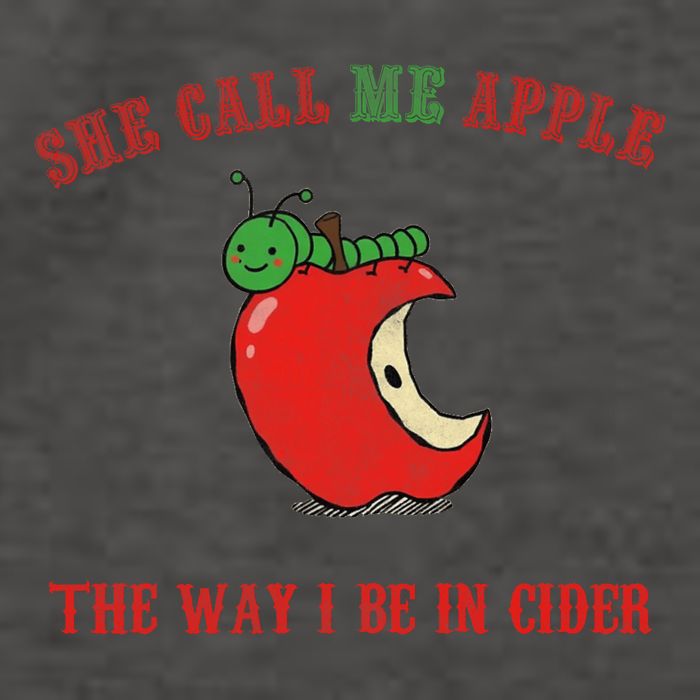 She Call Me Apple The Way I Be In Cider Vector Backpack