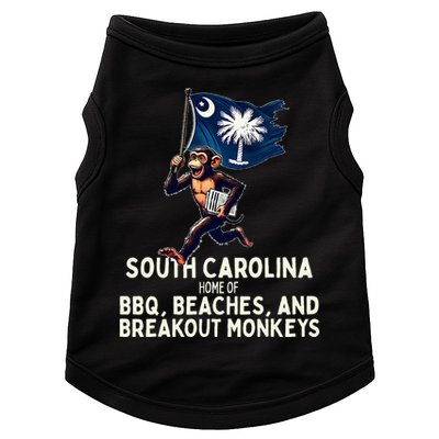 South Carolina Monkey Escape Funny Runaway Money Sc Doggie Tank