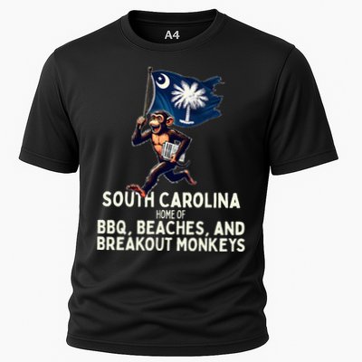 South Carolina Monkey Escape Funny Runaway Money Sc Performance Shirt
