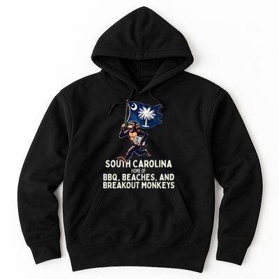 South Carolina Monkey Escape Funny Runaway Money Sc Hoodie