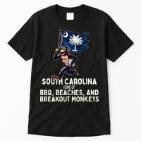 South Carolina Monkey Escape Funny Runaway Money Sc Tall T-Shirt