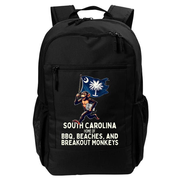 South Carolina Monkey Escape Funny Runaway Money Sc Backpack