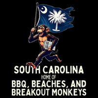 South Carolina Monkey Escape Funny Runaway Money Sc 16 in Basic Backpack