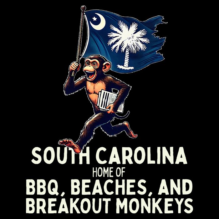 South Carolina Monkey Escape Funny Runaway Money Sc 16 in Basic Backpack