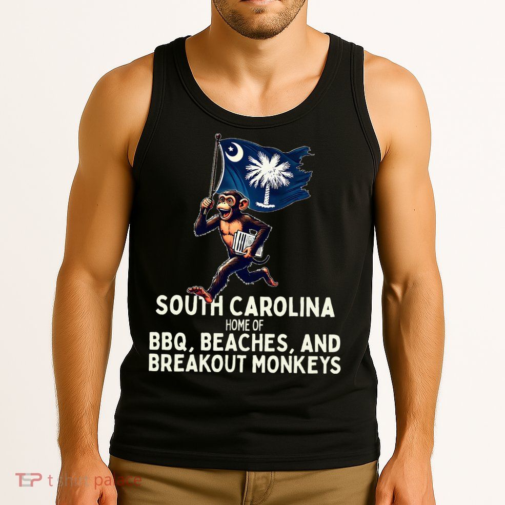 South Carolina Monkey Escape Funny Runaway Money Sc Tank Top
