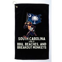 South Carolina Monkey Escape Funny Runaway Money Sc Golf Towel
