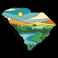 South Carolina Map Backpack