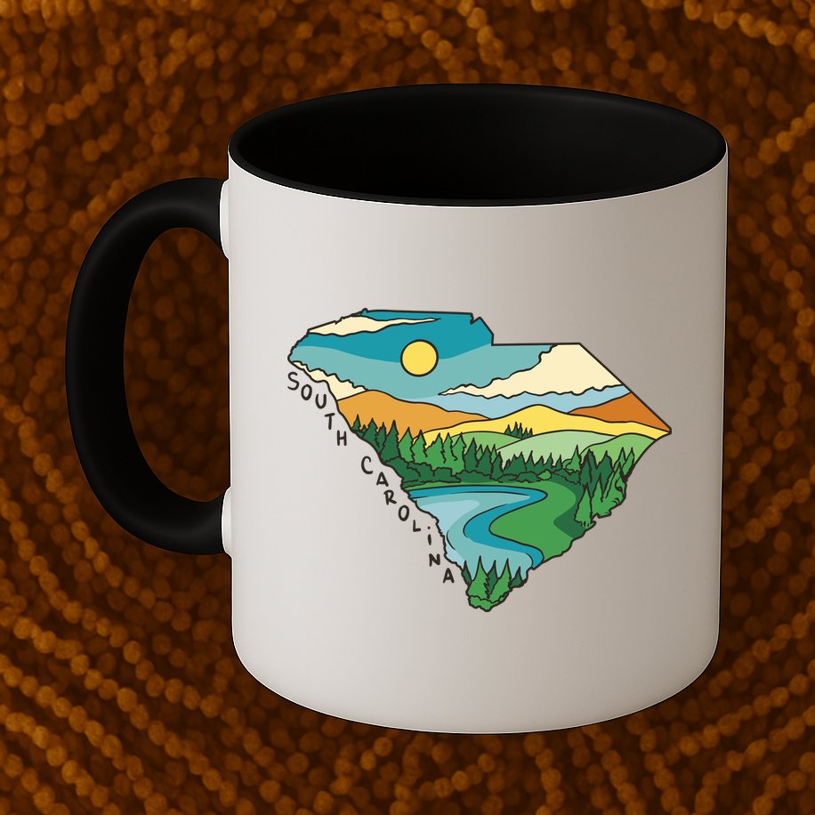 South Carolina Map Mug