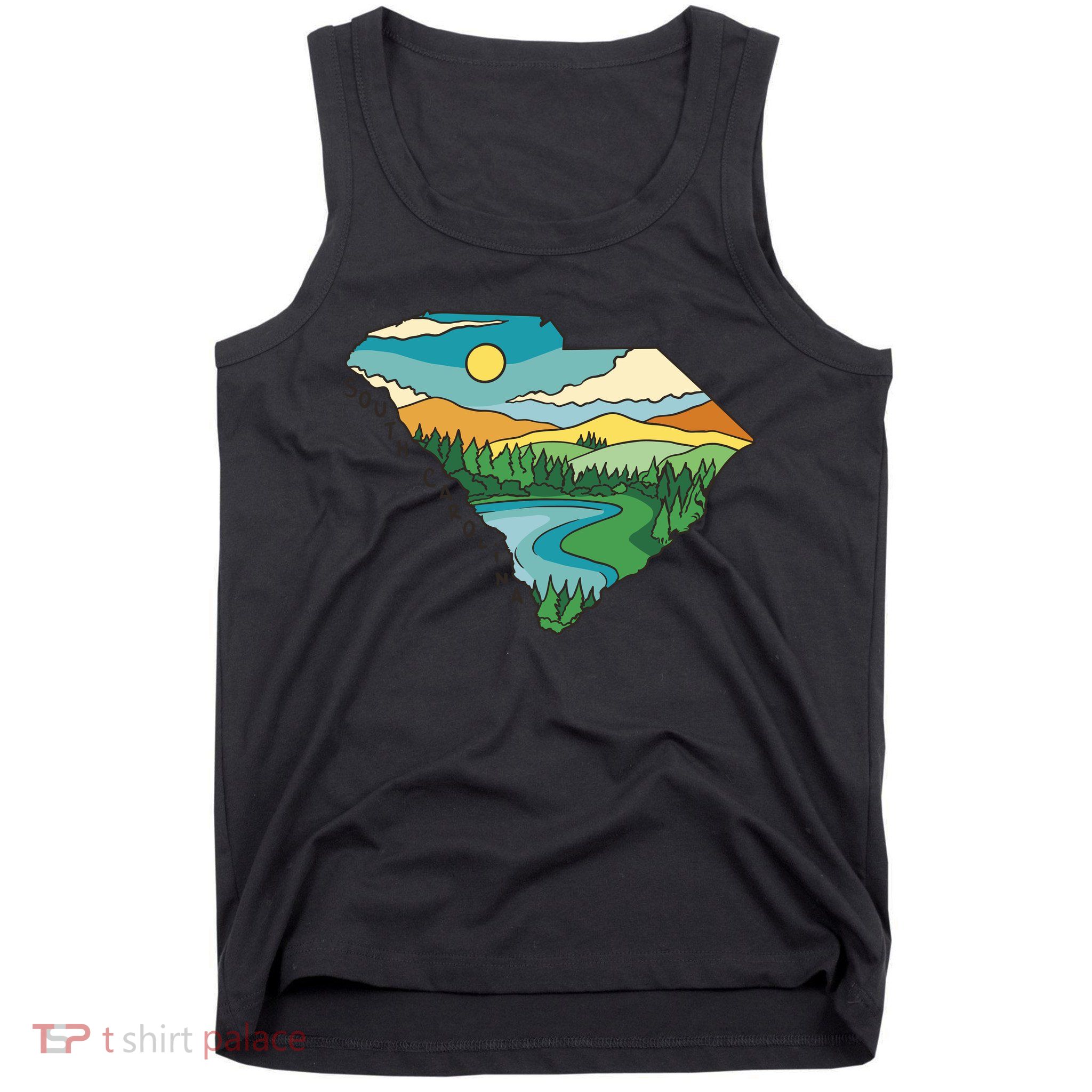 South Carolina Map Tank Top