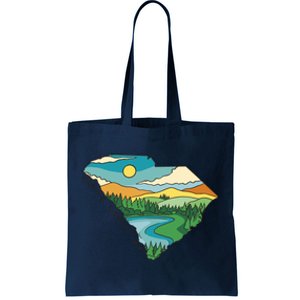 South Carolina Map Tote Bag