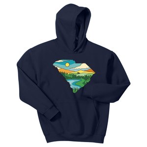 South Carolina Map Kids Hoodie