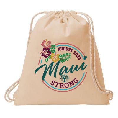 Supportive Colorful Maui Strong Lahaina Banyan Tree Drawstring Bag
