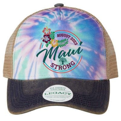 Supportive Colorful Maui Strong Lahaina Banyan Tree Legacy Tie Dye Trucker Hat