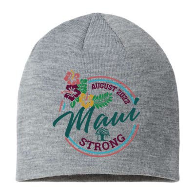 Supportive Colorful Maui Strong Lahaina Banyan Tree Sustainable Beanie